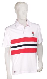 England Rugby Striped Polo 